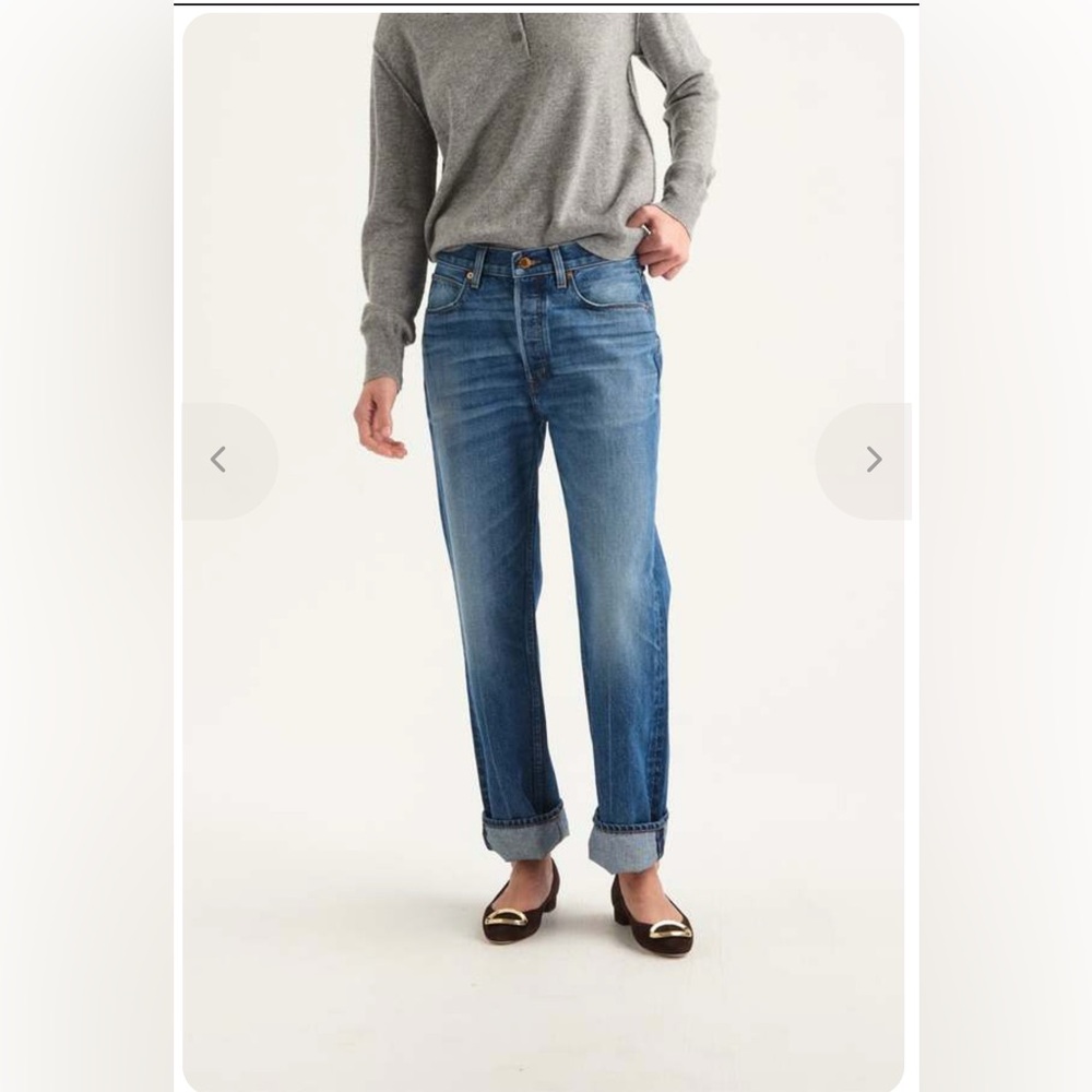 Jamie Haller Slouch Deep Blue Sz 25
